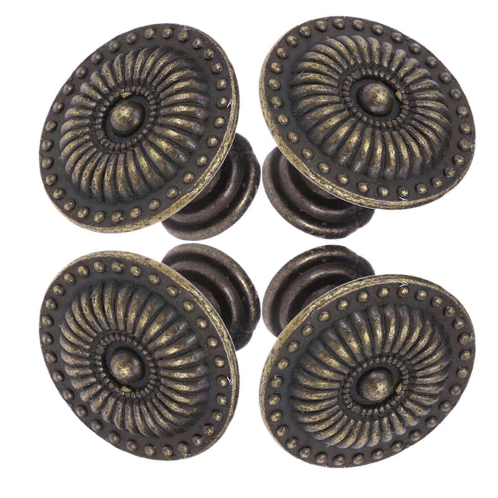 4 Pcs Vintage Furniture Drawer Pulls Dresser Door Knobs Cupboard Drawer Knobs Drawer Knobs Cupboard Pull Knob