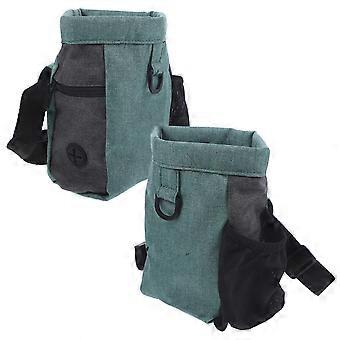 Pet Treat Bag Dog Training Pouch for Outdoor Use 2Pcs Portable Oxford Cloth
