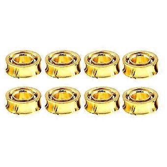 8 Pcs Steel Gold-Plated R188 KK Bearing Speed Responsive Bearings R188 U Groove for Yoyos Models