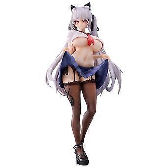 Alvinachan Anime Figure 24cm Handmade Manga Girl Statue with Uniform Style and Distinctive Color Finish