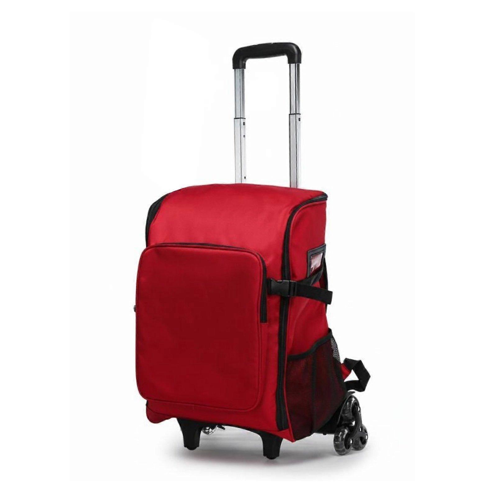 Rolling Housekeeping Backpack Portable Rolling Cleaning Backpack Wheeled Design