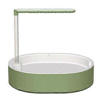 Automatic Bird Bath Box with Rain Shower, PP Material, Low Noise Water Circulation, for Parakeets, Lovebirds, Cockatiels, 12.52x9.84x11.02 Inches