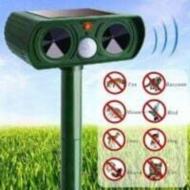Solar-Powered Ultrasonic Cat Repellent