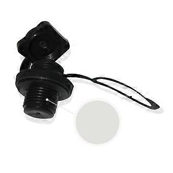 Air Caps Replacement Screw Caps for Inflatable Boat Use 4Pcs Black