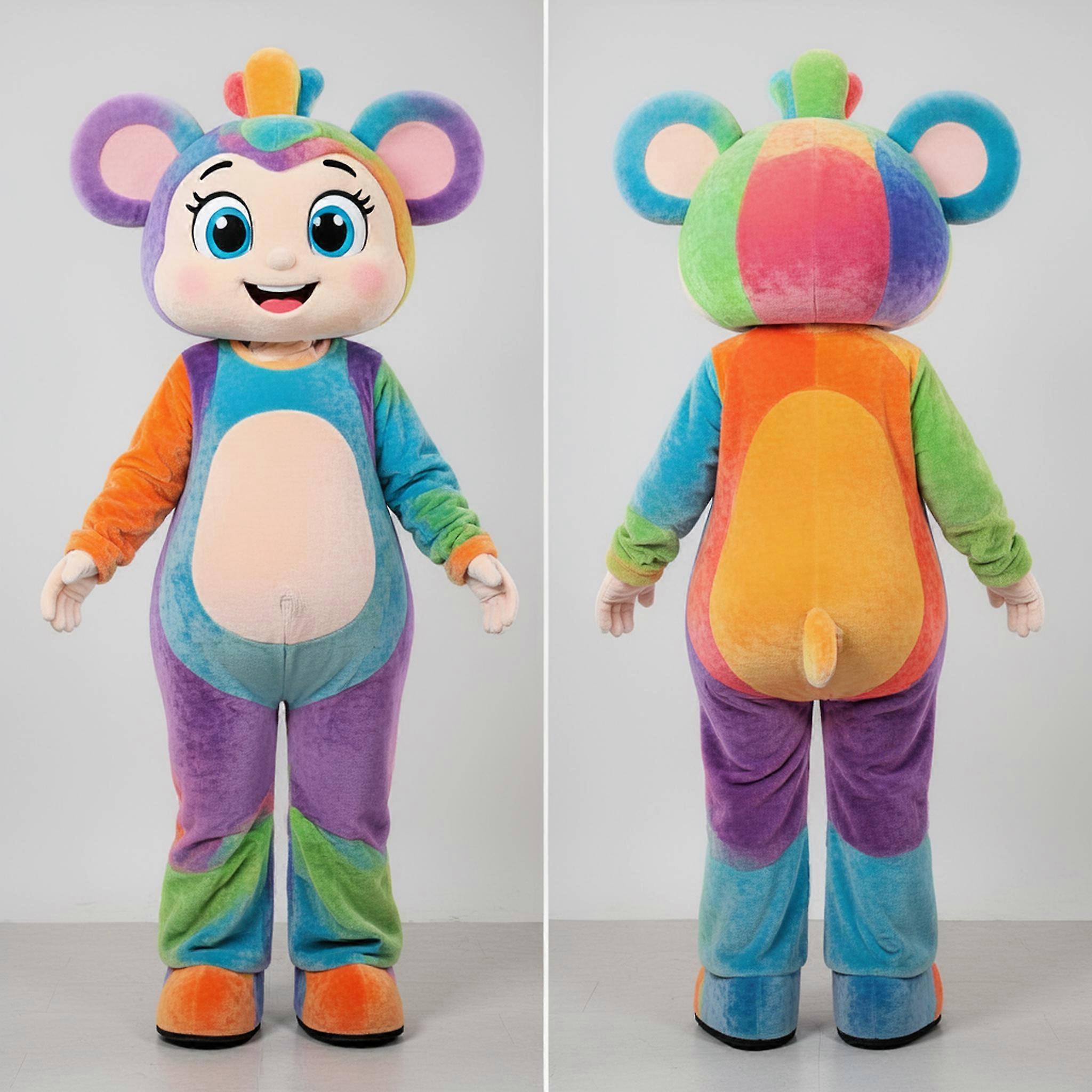 MASTICOT Vibrant Playful Stilt Walker Mascot