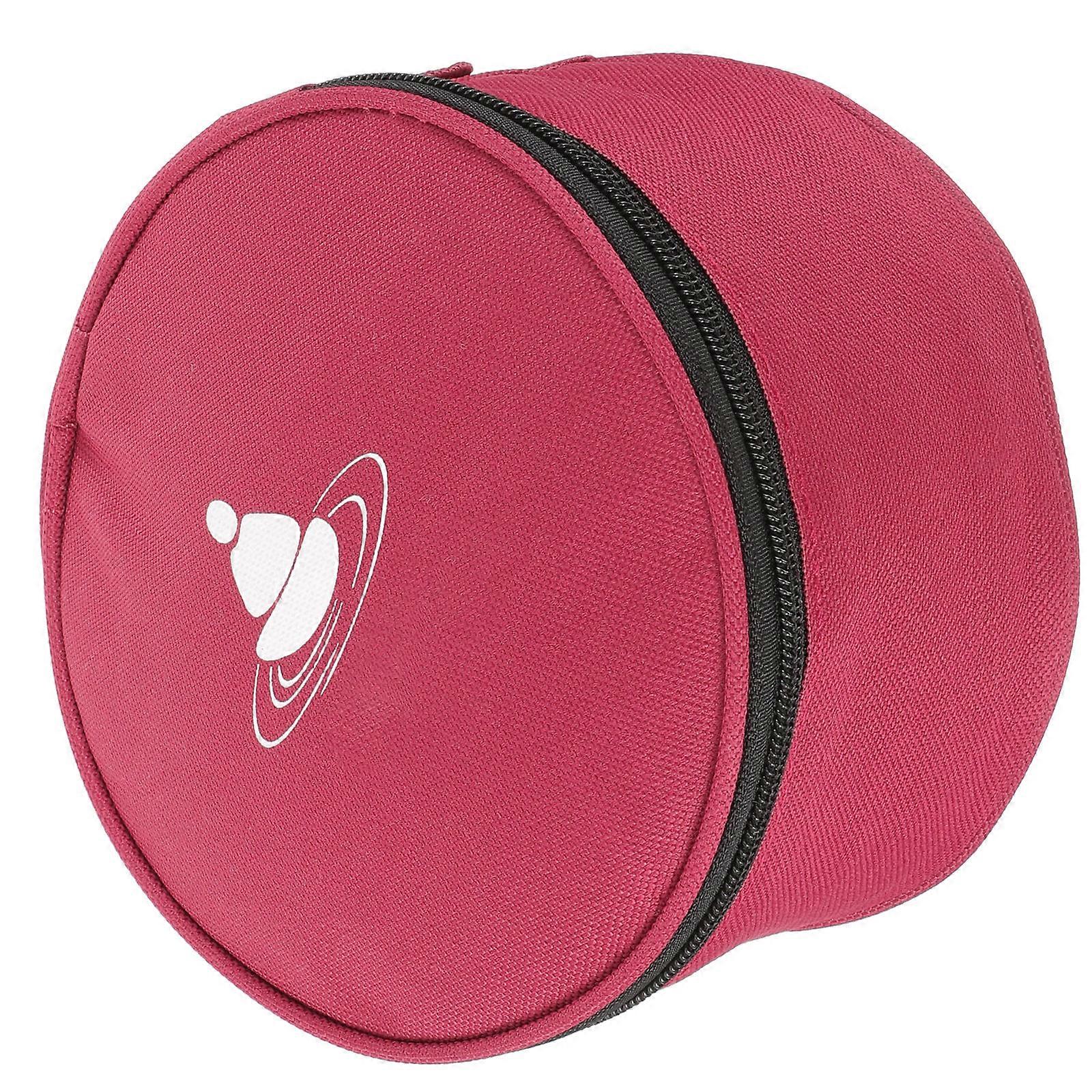 Crystal Singing Bowl Case Rectangular Rosy 22x12cm Dustproof Protective 1Pack