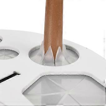 Makeup Brush Rack Drying Stand for Storage 1Pcs Silver 14 Holes Organizer