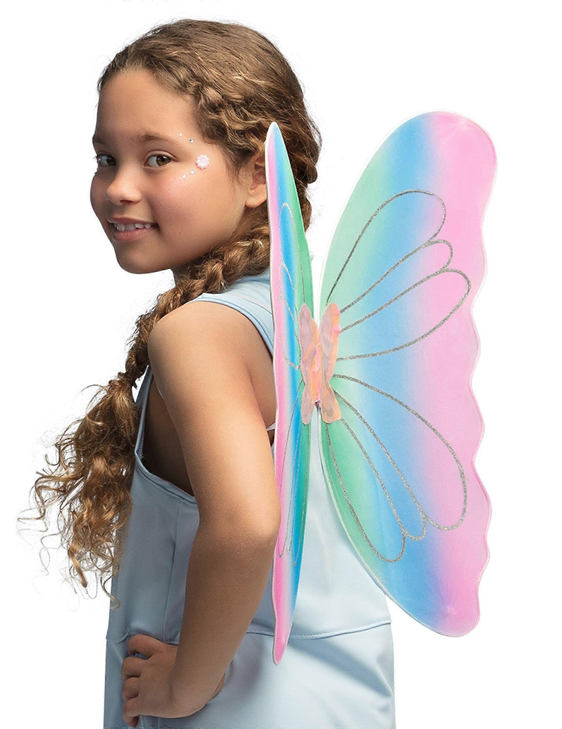 Multicolored butterfly wings