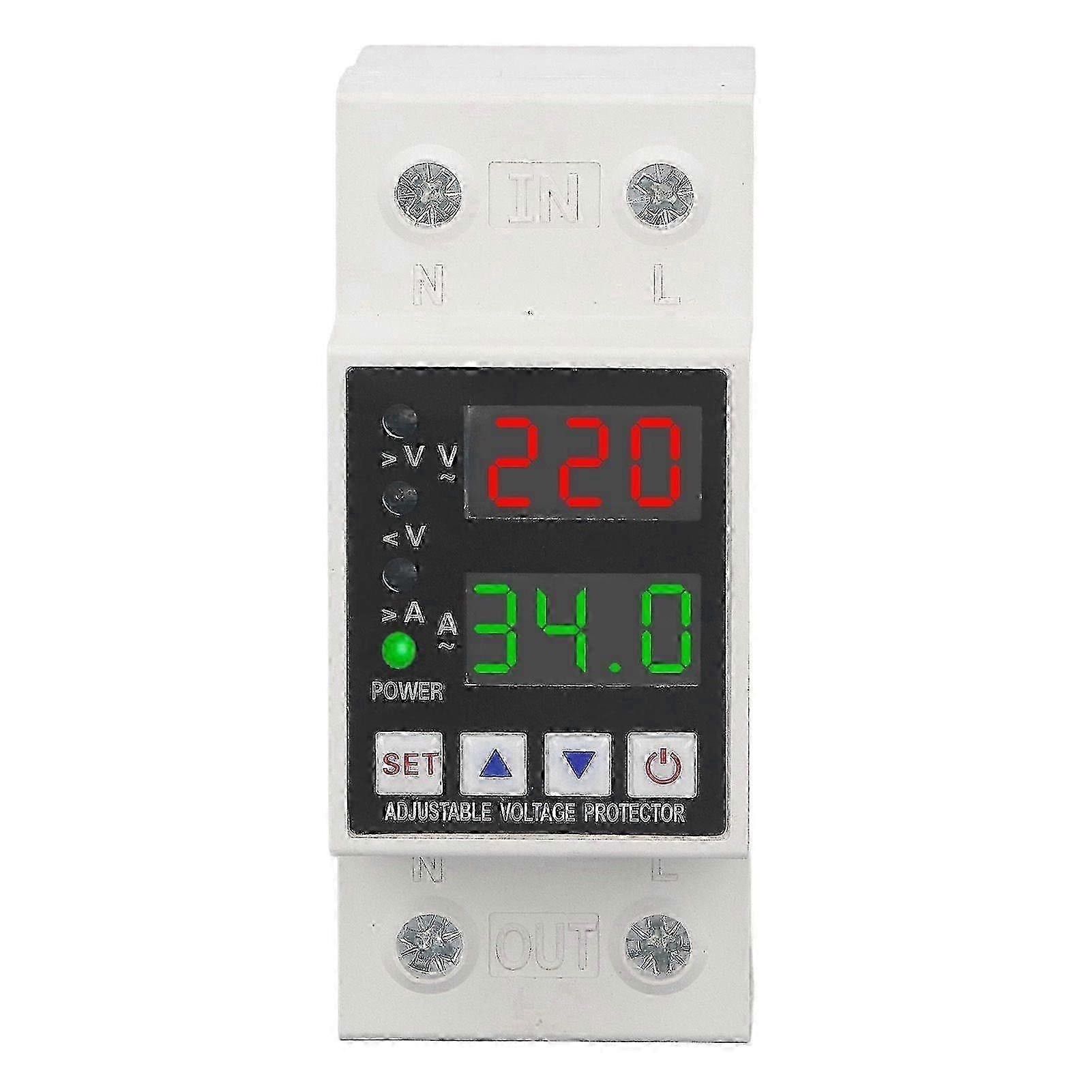 40A Digital Over Under Voltage Protector AC230V