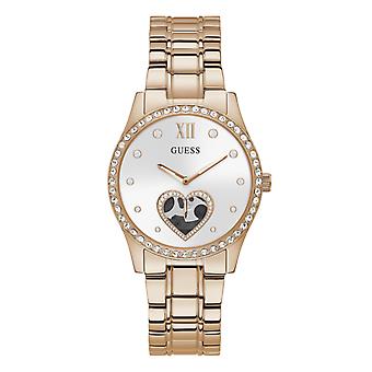Guess be loved reloj para Mujer Analógico de Cuarzo con brazalete de Acero inoxidable GW0380L3