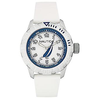 Nautica nsr-100 j-class Watch for Unisex Analog Quartz with NAI08504G Rubber Bracelet