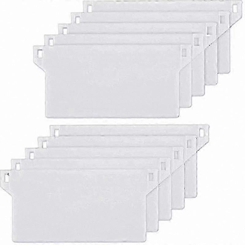 10 Pack White 127mm Vertical Blind Slats Replacement Weights