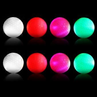 Glowing Golf Balls Set for Training 24Pcs LED Golf Balls Flashing Colors