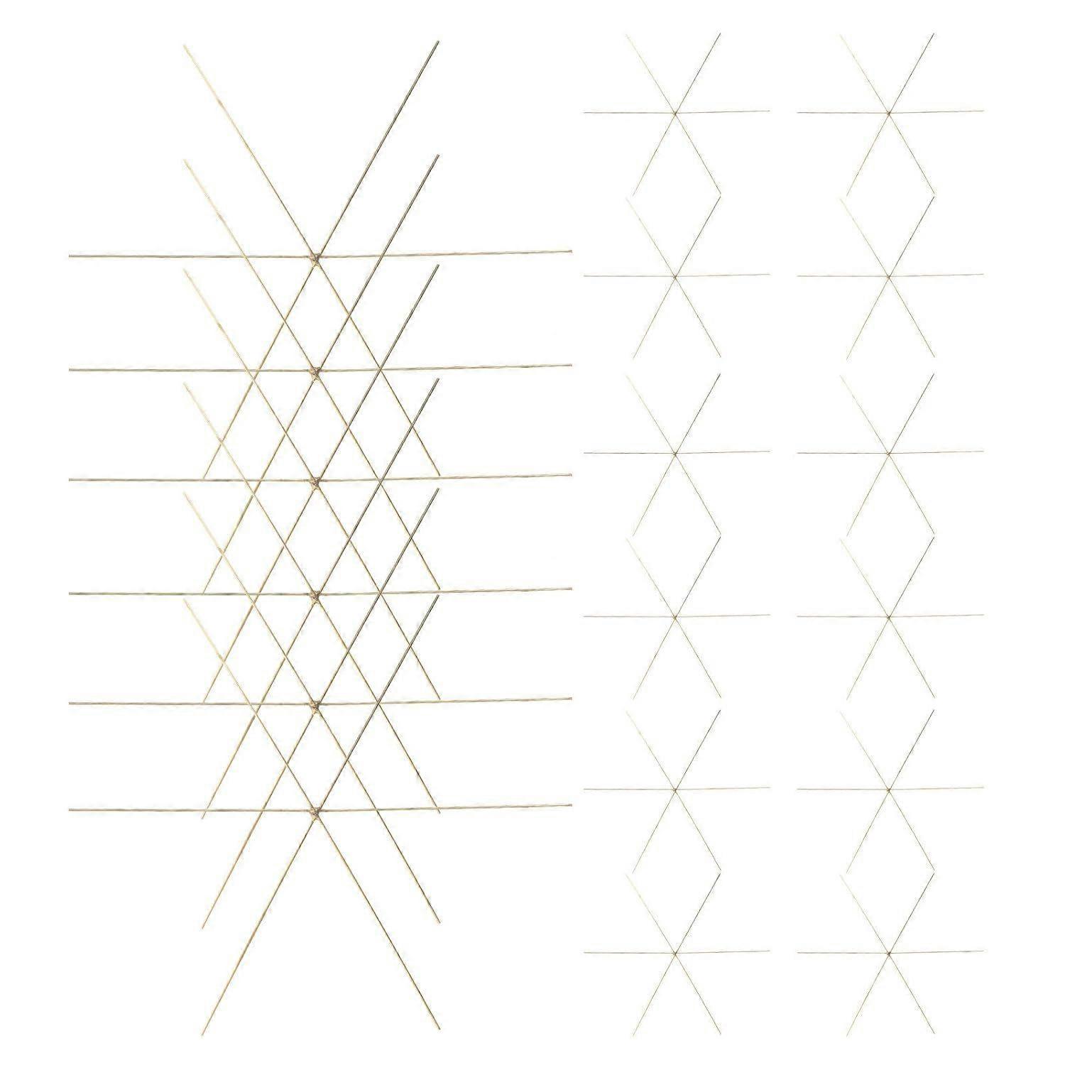 30pcs Snowflake Wire Frame for Beading Copper