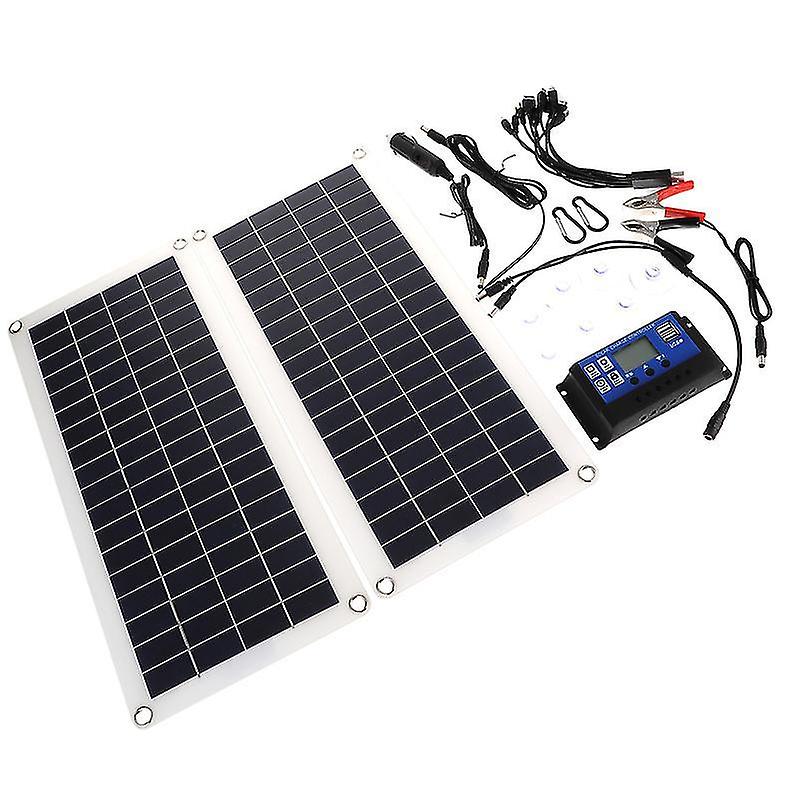 43.5X20cm Assorted Color Solar Panels 1 Set Of Solar Panel Outdoor Power Supply Camping Solar Panel