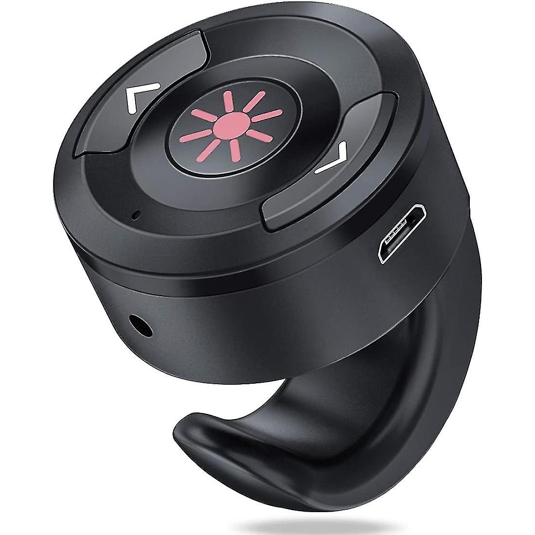 2.4ghz Rechargeable Wireless Presenter Finger Ring With Red Light Usb Presentation Clicker compatible Pc P-M