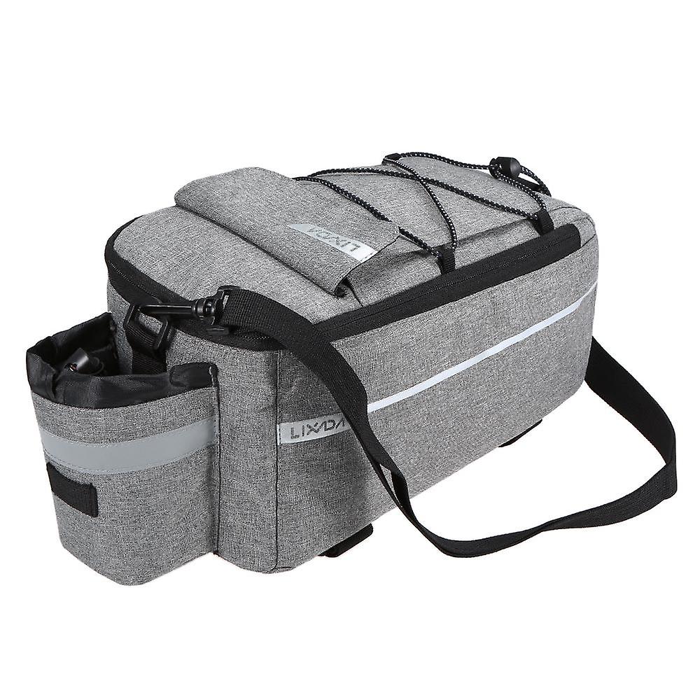 Lixada Insulated Trunk Cooler Bag Cycling Bicycle Rear Rack Storage Luggage Bag Reflective MTB Bike
