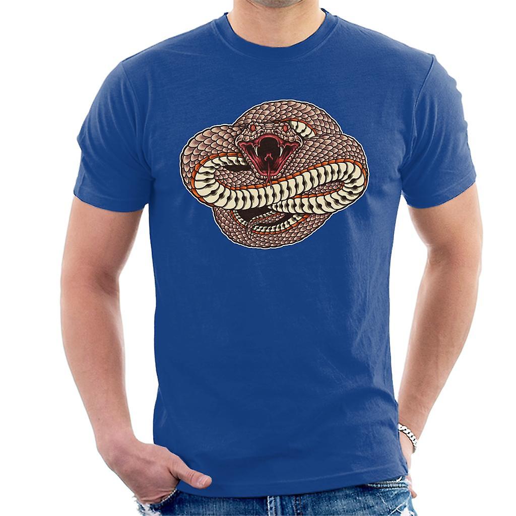 T-shirt uomo selvaggio e pericoloso serpente