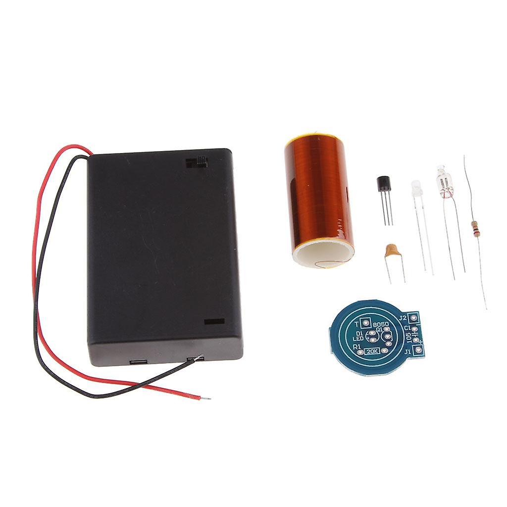 Assembled Mini Tesla Coil Kit Module Battery Powered for Kids DIY Projects