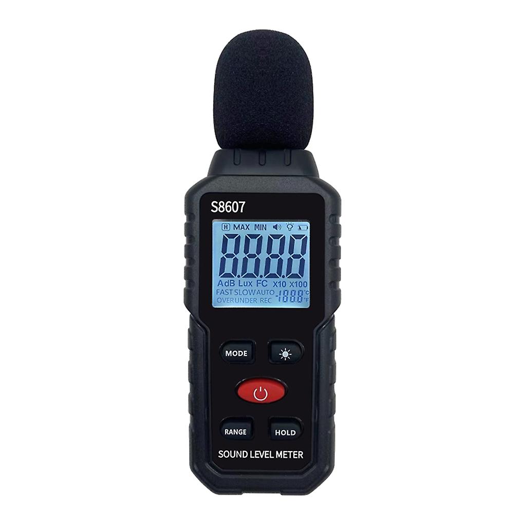 LCD-Display Decibel Meter Sound Level Reader 30-130dB Noise Meter Monitor-Test