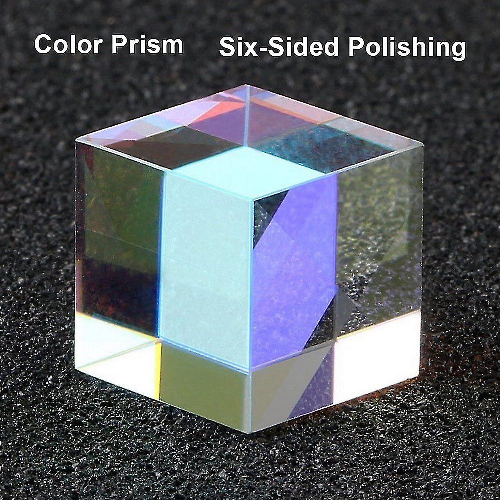 Kleurrijke Rgb Combiner optische glazen kubus prisma defecte cross dichroic spiegel