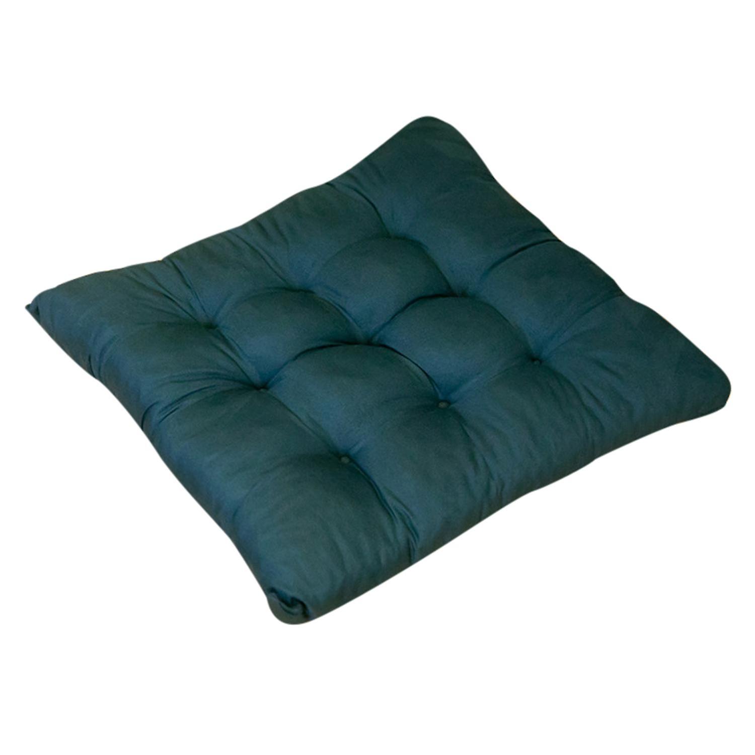 Chair Cushion Solid Color Non-Skid Polyester Rocking Chairs Mat for Dinning Room