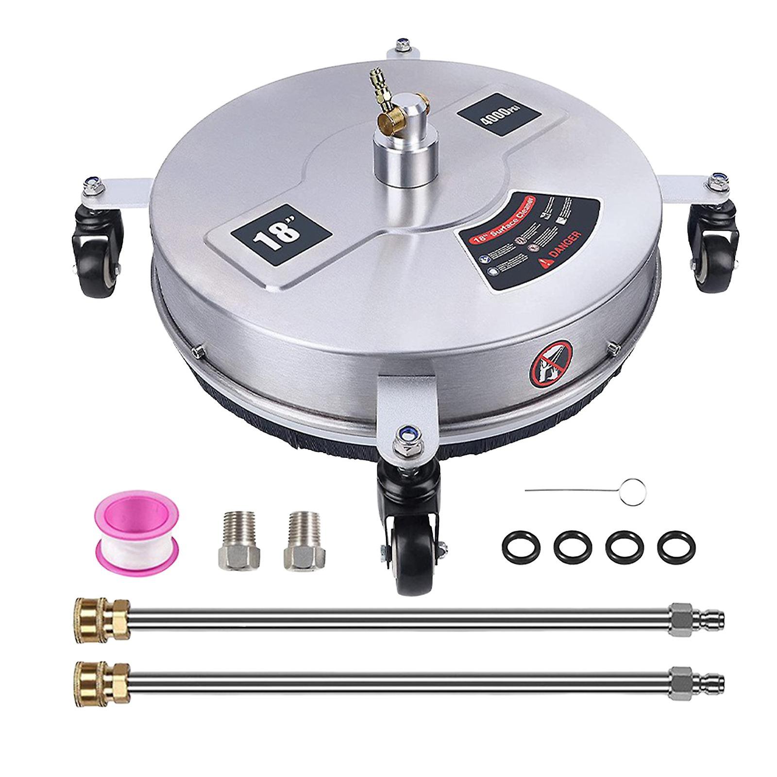 Pressure Washer Surface Cleaner Nozzle Rotary for Cleaning Indoors Sidewalks