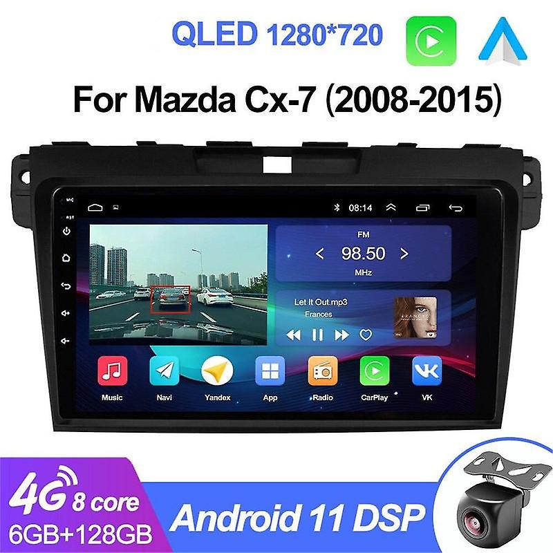 Car Android Radio Multimedia Player Autoradio For Mazda Cx-7 cx7 2008-2015 Carplay GPS Stereo Head