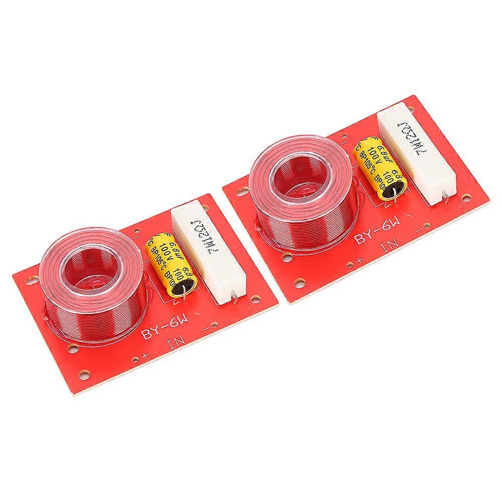2PCS Pure Bass Frequency Divider Audio Crossover Filters Board for 3?8 Inch Speaker