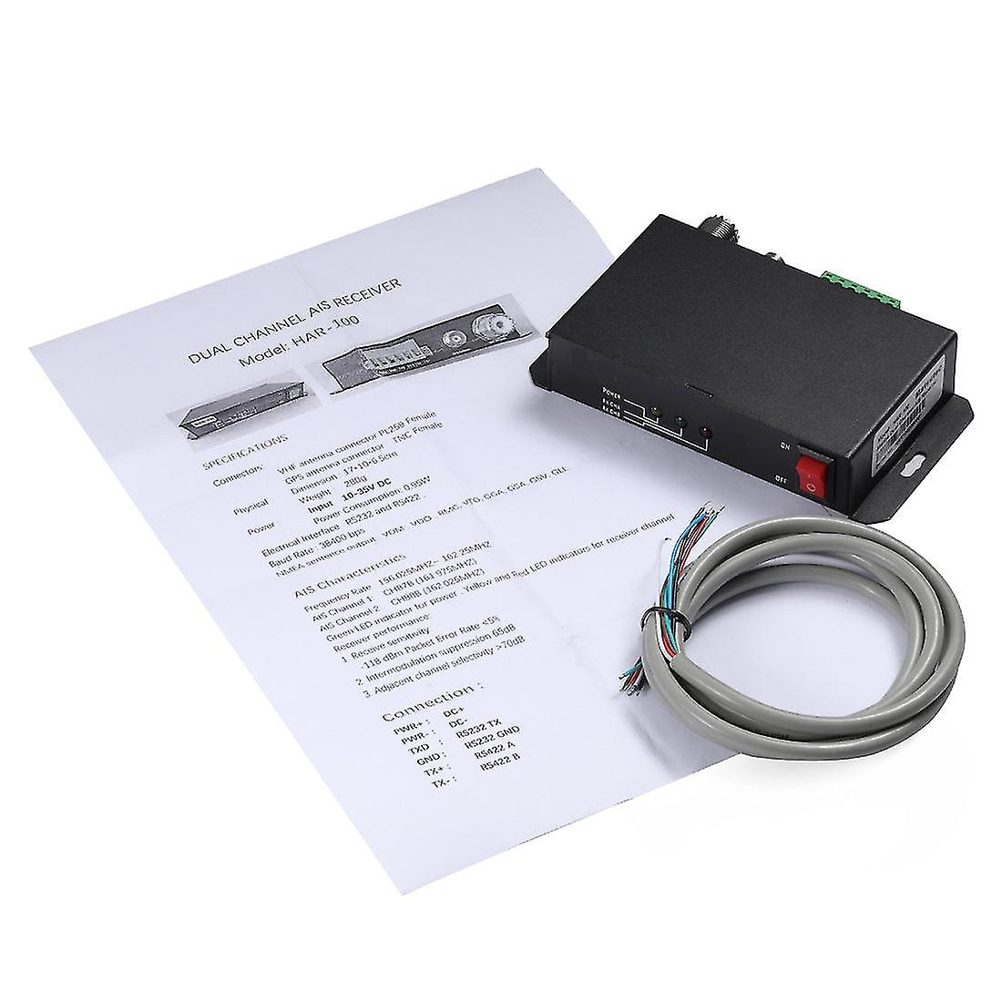 Matsutec Har-100 Dual Channel Ais Receiver Gps Receiver With Rs232/ Rs422,gps Receiver