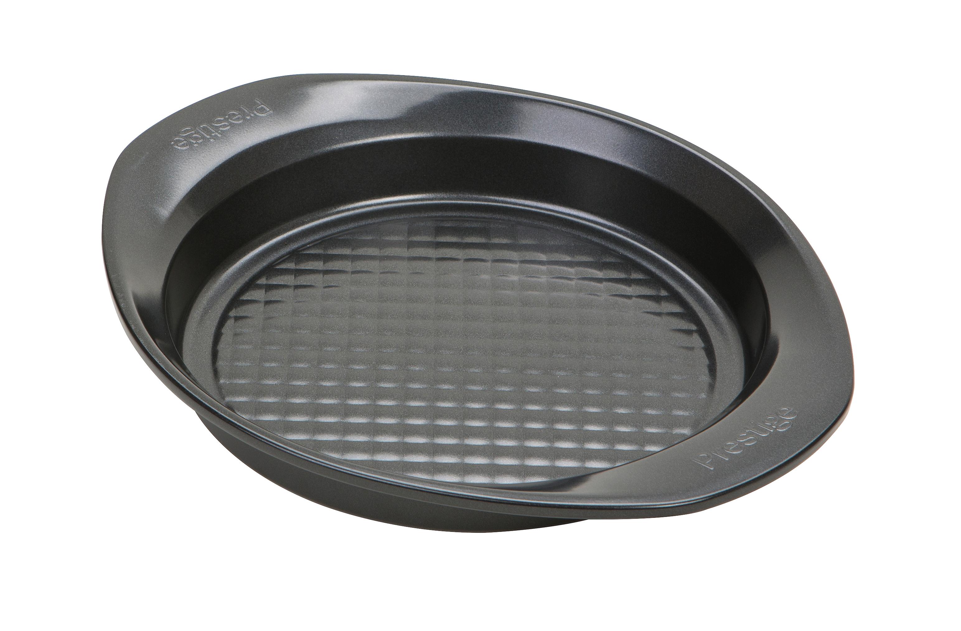 Prestige Create Sandwich Round Tin in Black - Durable Non Stick Bakeware - 8"