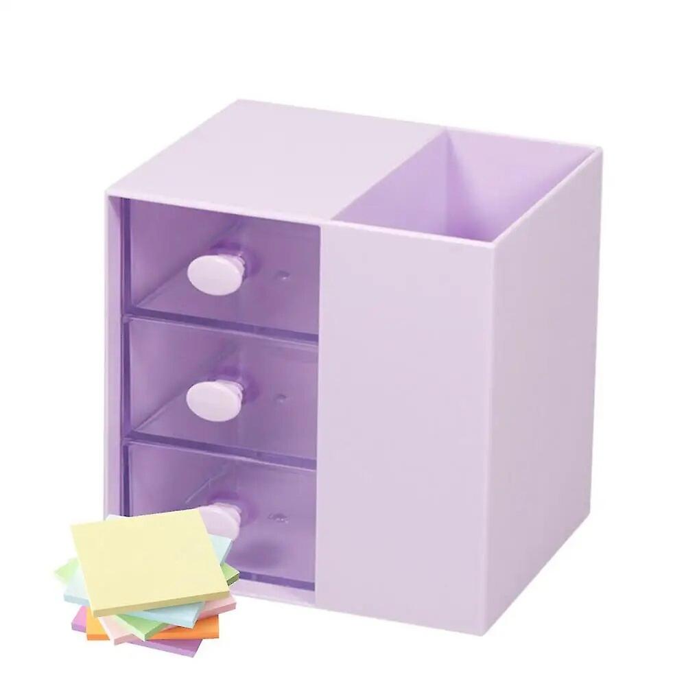 Pen Holder For Desk Makeup Organizer Storage Drawers Desktop Organization For Offices Schools Stationary Cosmetics