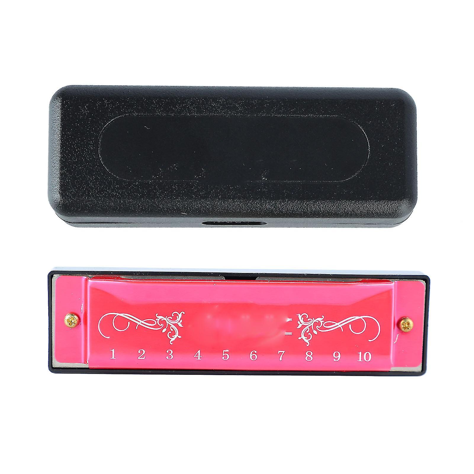 Harmonica 10 Hole 20 Tune C Key Professional Standard Mouth Organ with Case for Kid Beginner