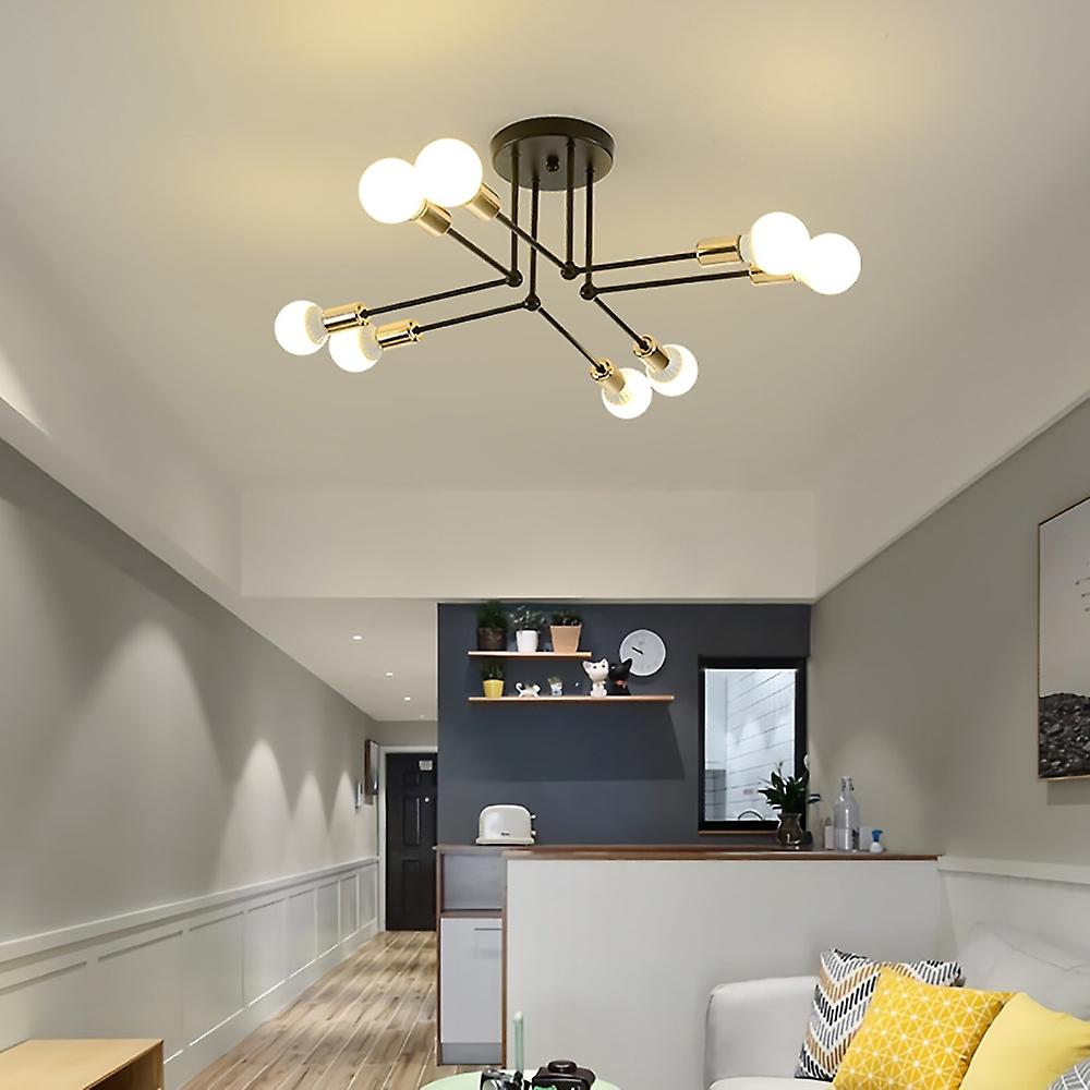 LED Iron Ceiling Light - Sleek & Modern Living Room Lighting