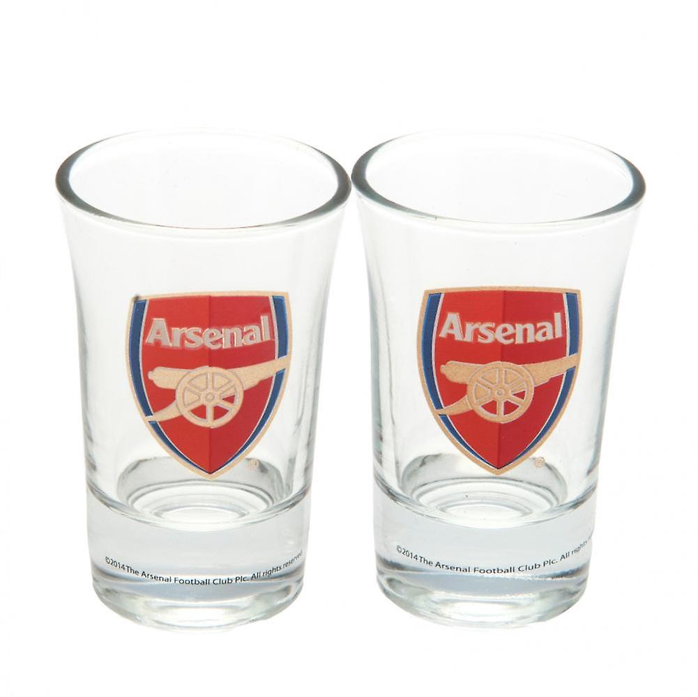 Arsenal Fc 2pk Borrelglas Set