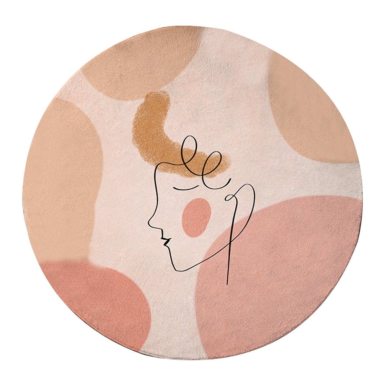 Carpet Comfortable Round Carpet Printed Area Rug for Household