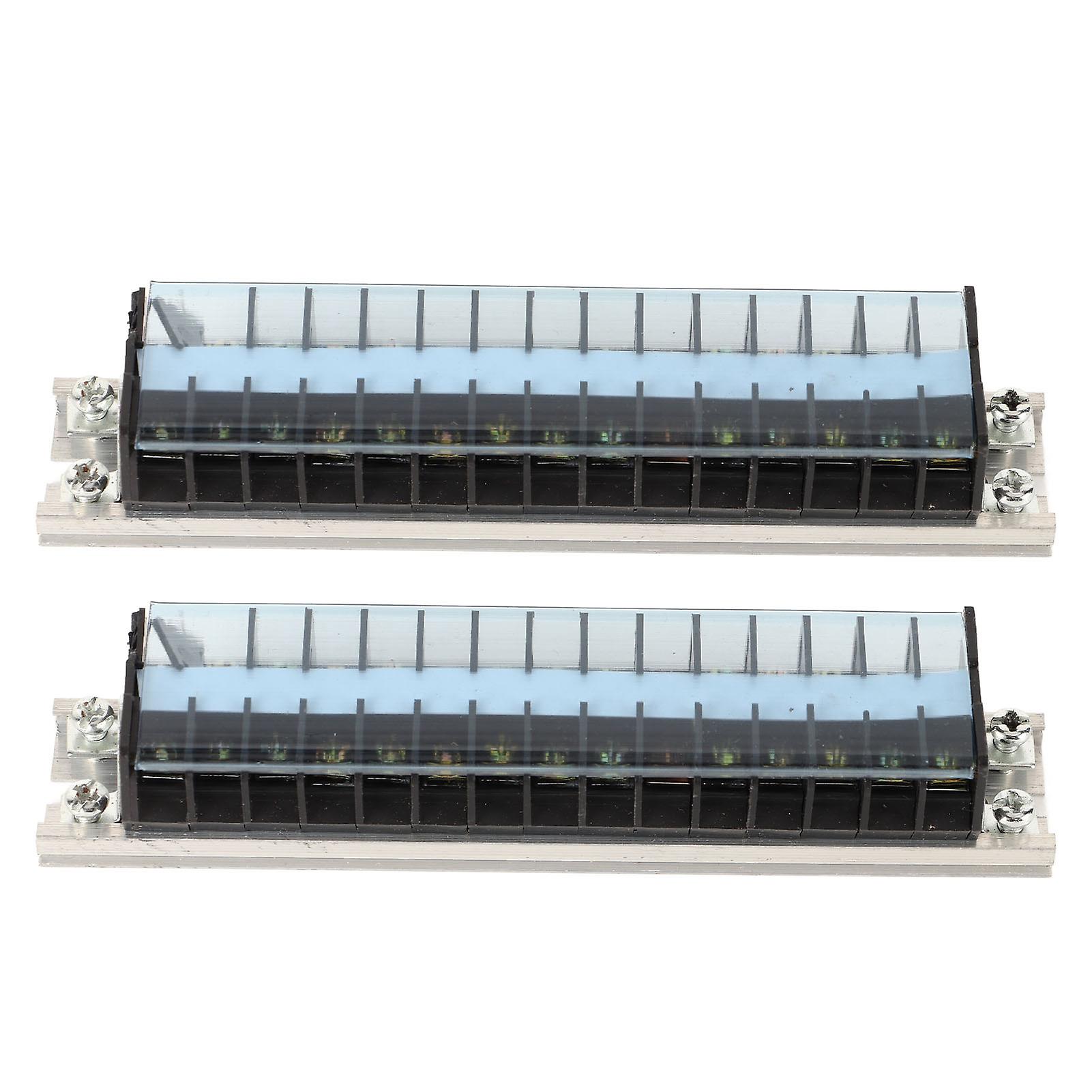 660V 15A Dual Rows Wire Barrier Terminal Block Conductor de cupru pentru sisteme de distribuție a energiei