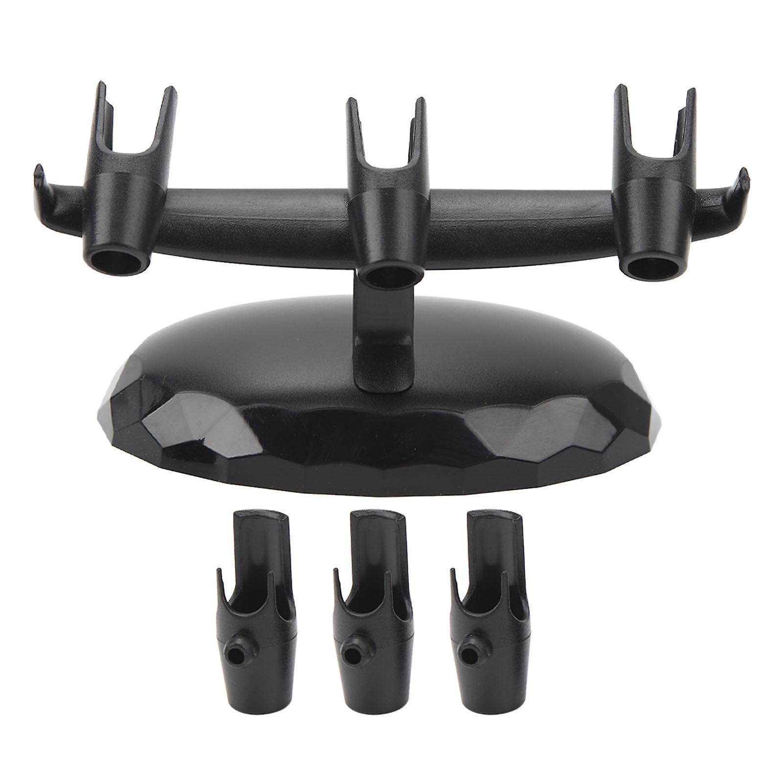 Sturdy and portable airbrush stand, holds 3 airbrushes for car painting, tattoo, makeup