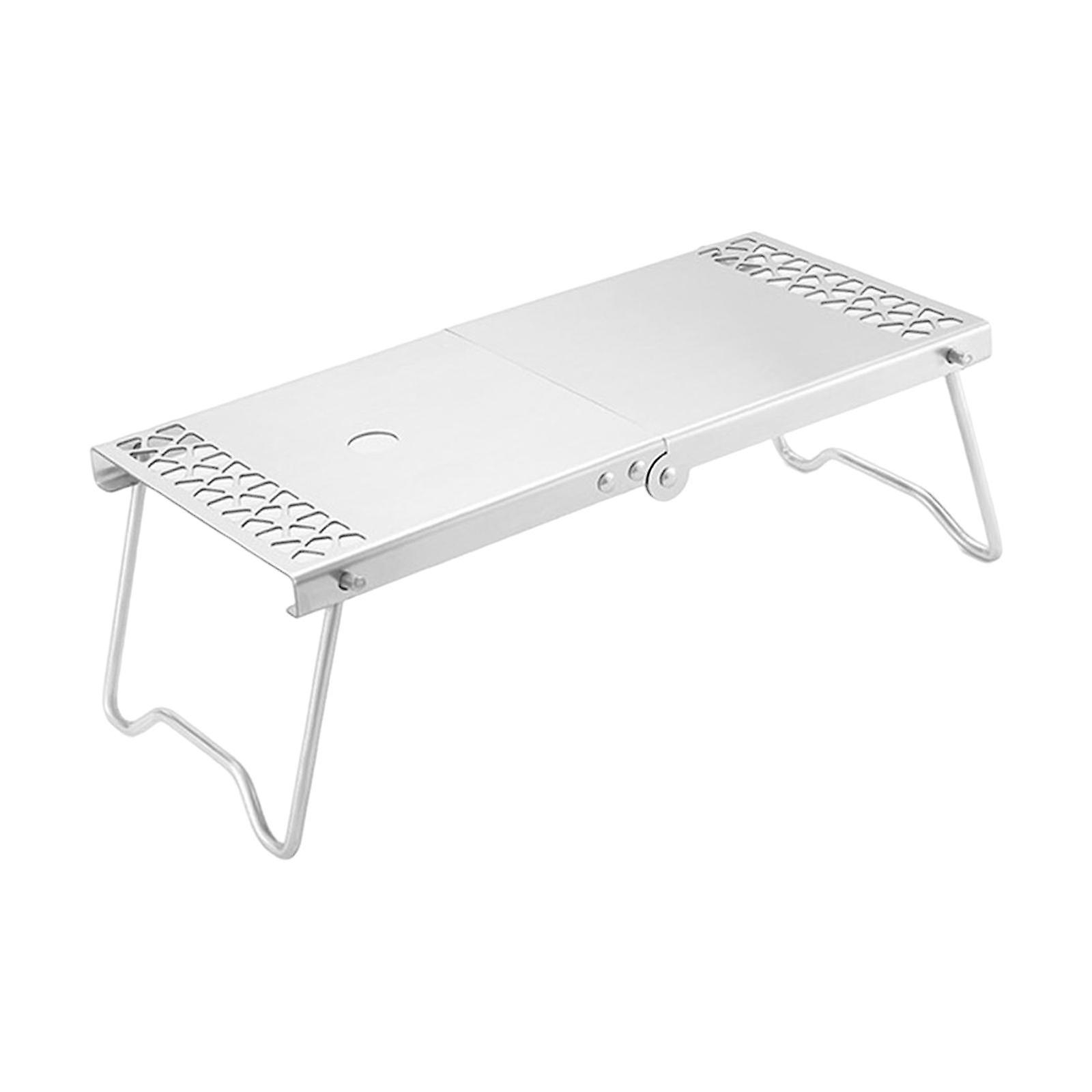 Outdoor Camping Folding Table Gas Stand Foldable Multi Purpose