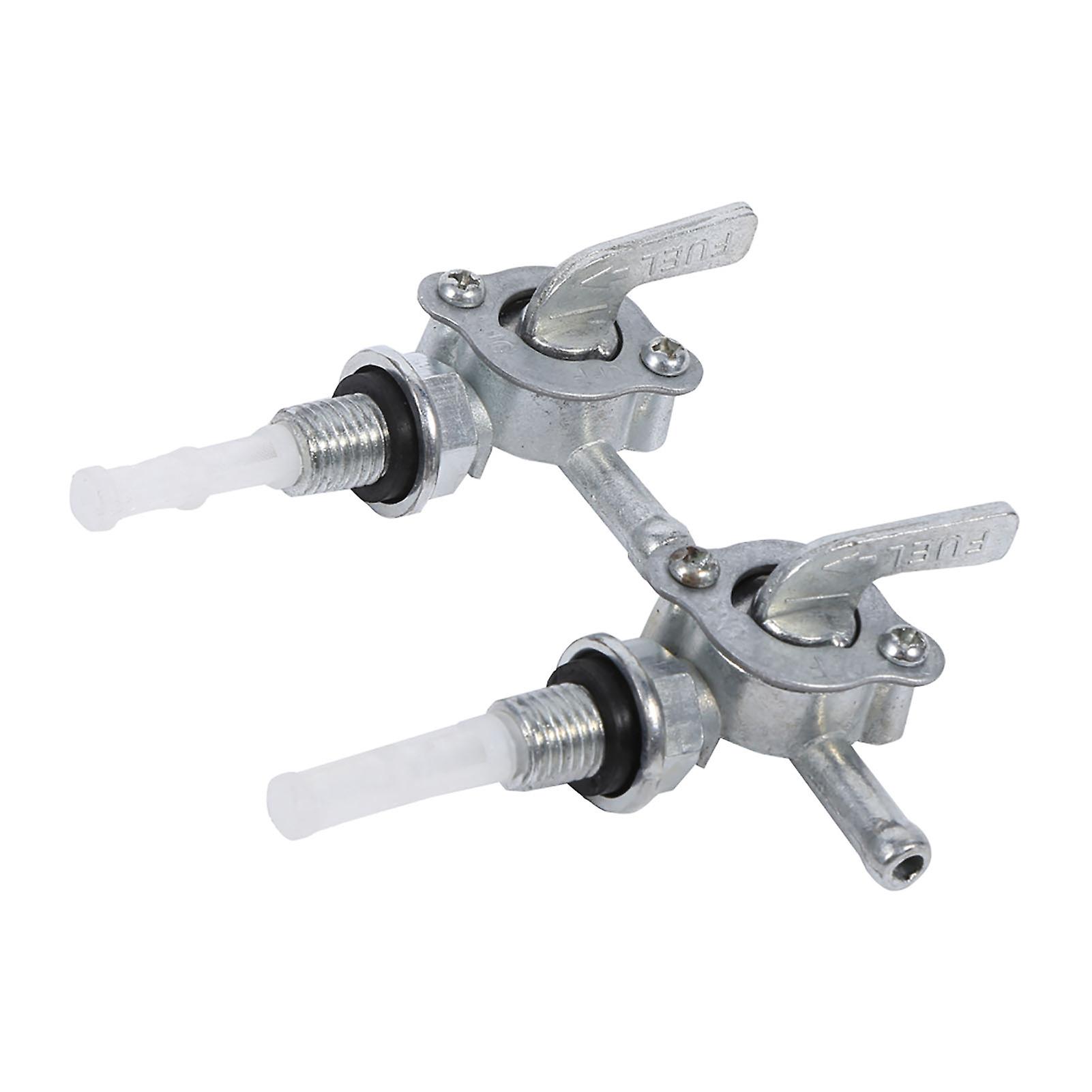 2 Pcs Motorcycle ATV Fuel Tank Switch Valves