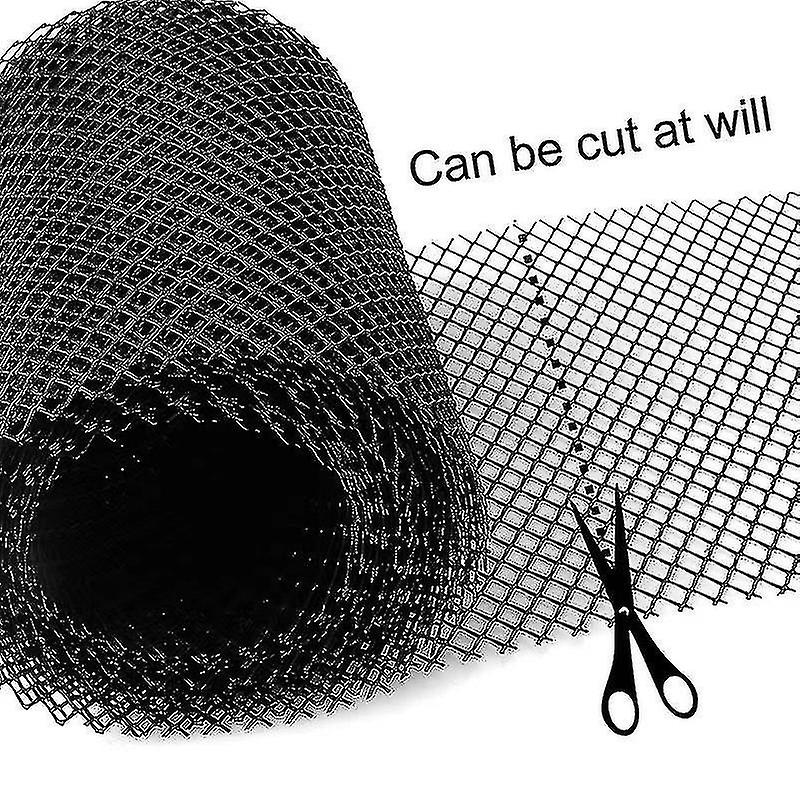 12 Meters Robust High Quality Gutter Mesh [+ Included 20 Hooks + 2 Grid 6m X 16cm] Roof Protection + Leaf Protection. Protects Pvc Gutter Better