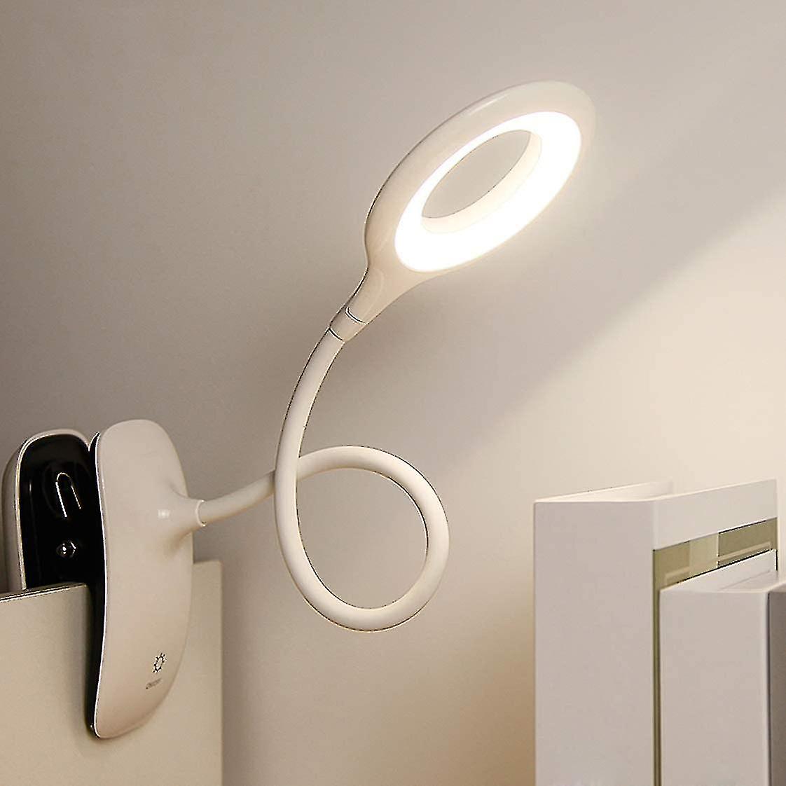 Led Clip-on Reading Lamp Dimmable Eye Protection Table Lamp-hy