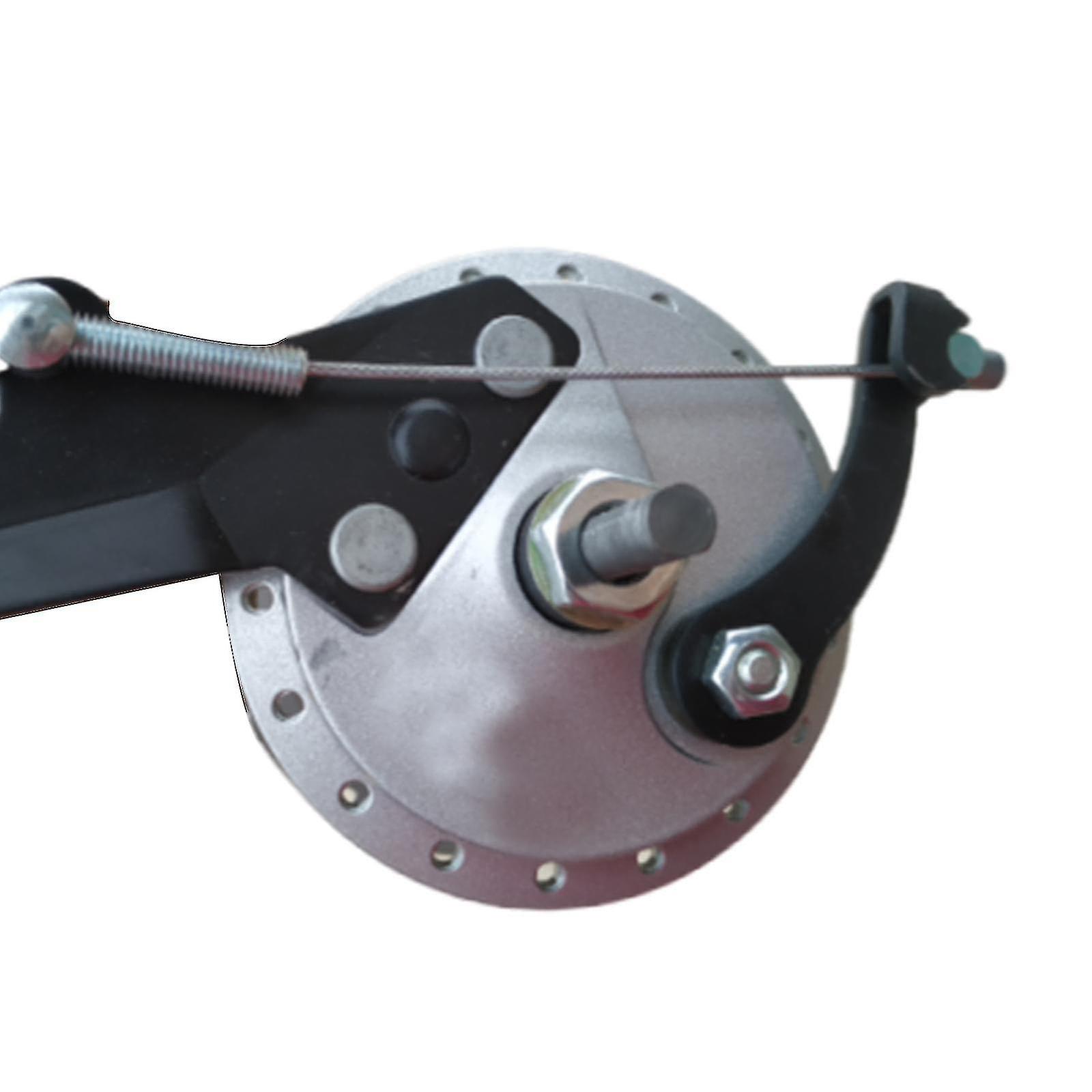 Moyeu de roue avant 80mm à 36 trous Leleu pour Mobylette Motobécane
