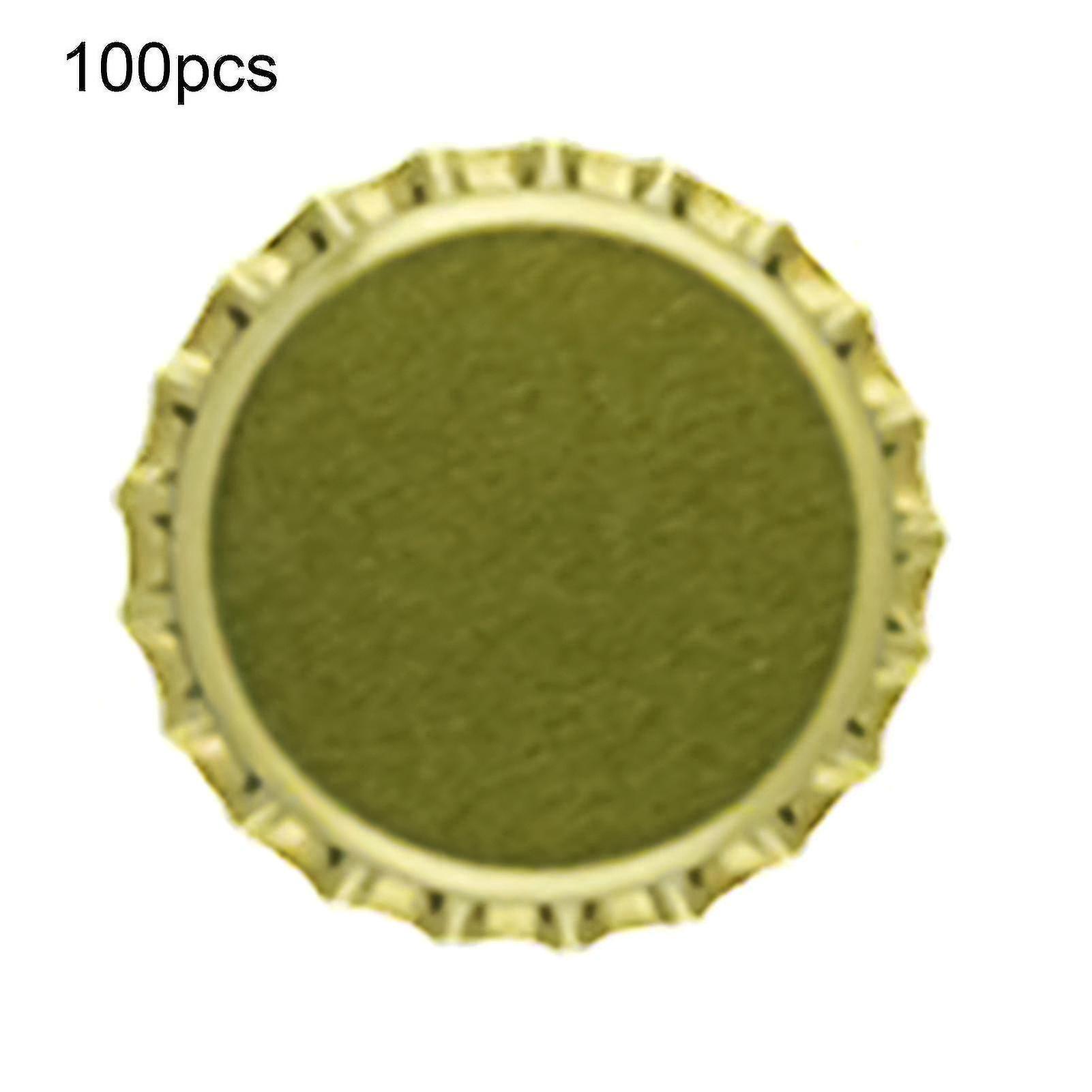 100pcs Bottle Caps Sturdy Construct Anti-deform Tinplate Mini Beer Drinks Caps For Home