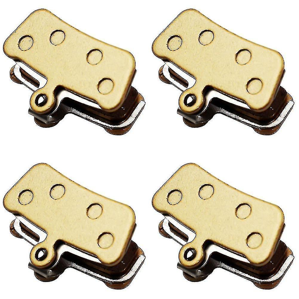 4 Pairs Mountain Bike Metallic Disc Brake Pads For Sram Guide //r Avid Xo E7 E9 Trail 4 Pistions