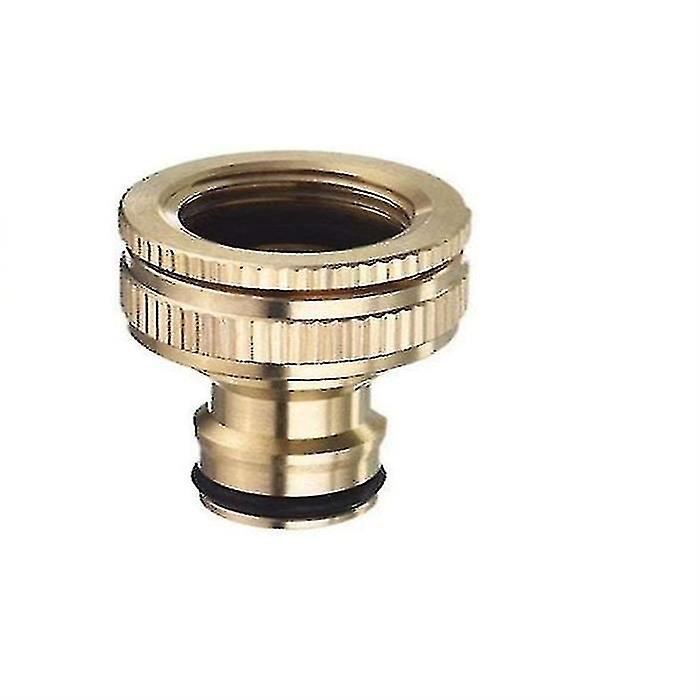 Brass 4/6 Hose Nozzle Threaded Flow Tap Connector Faucet Adapter