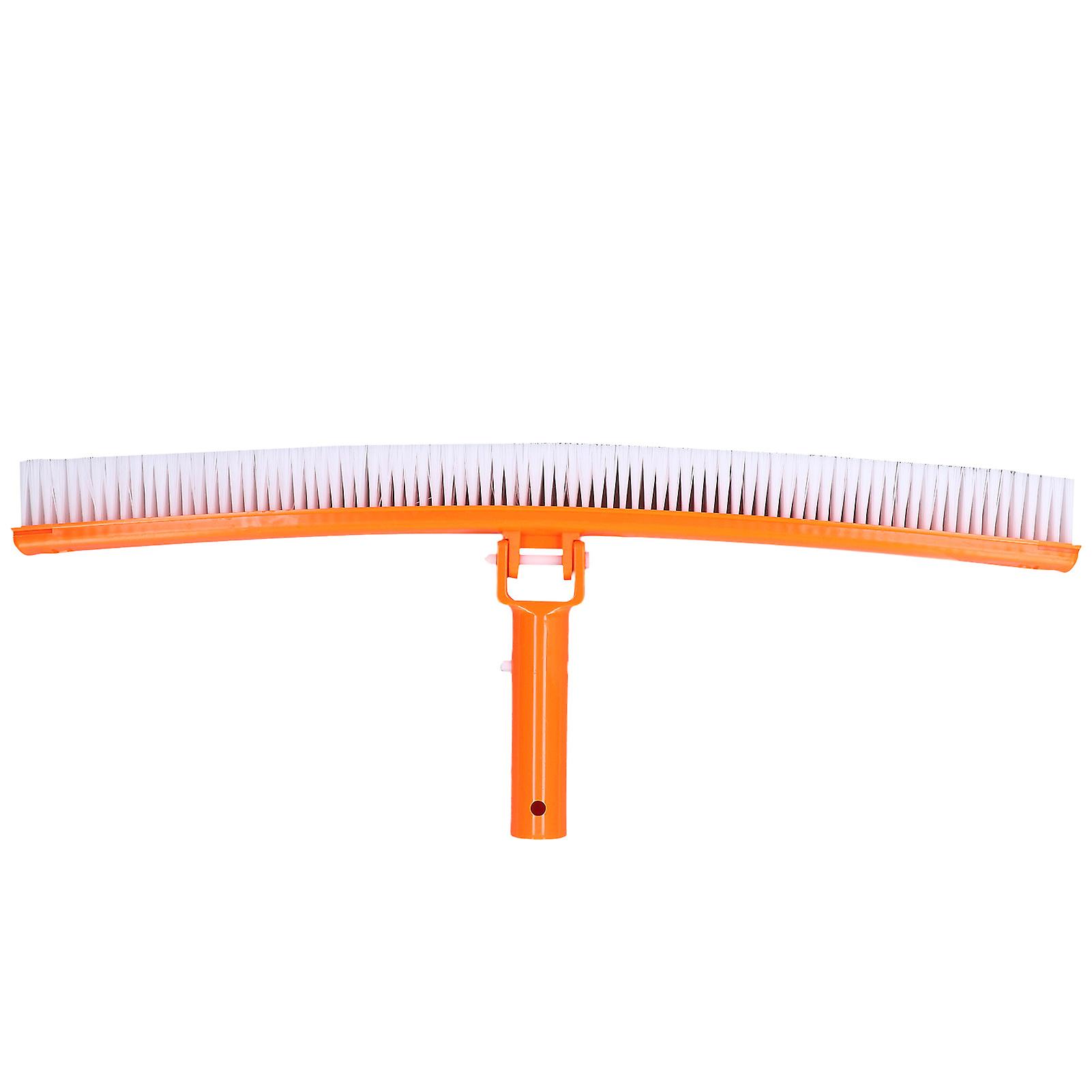 Swimming Pool Brush 20in Elasticity Arc Shaped Clean Quickly Strong Sturdy Wide Clean Area Pool Cleaning Tool