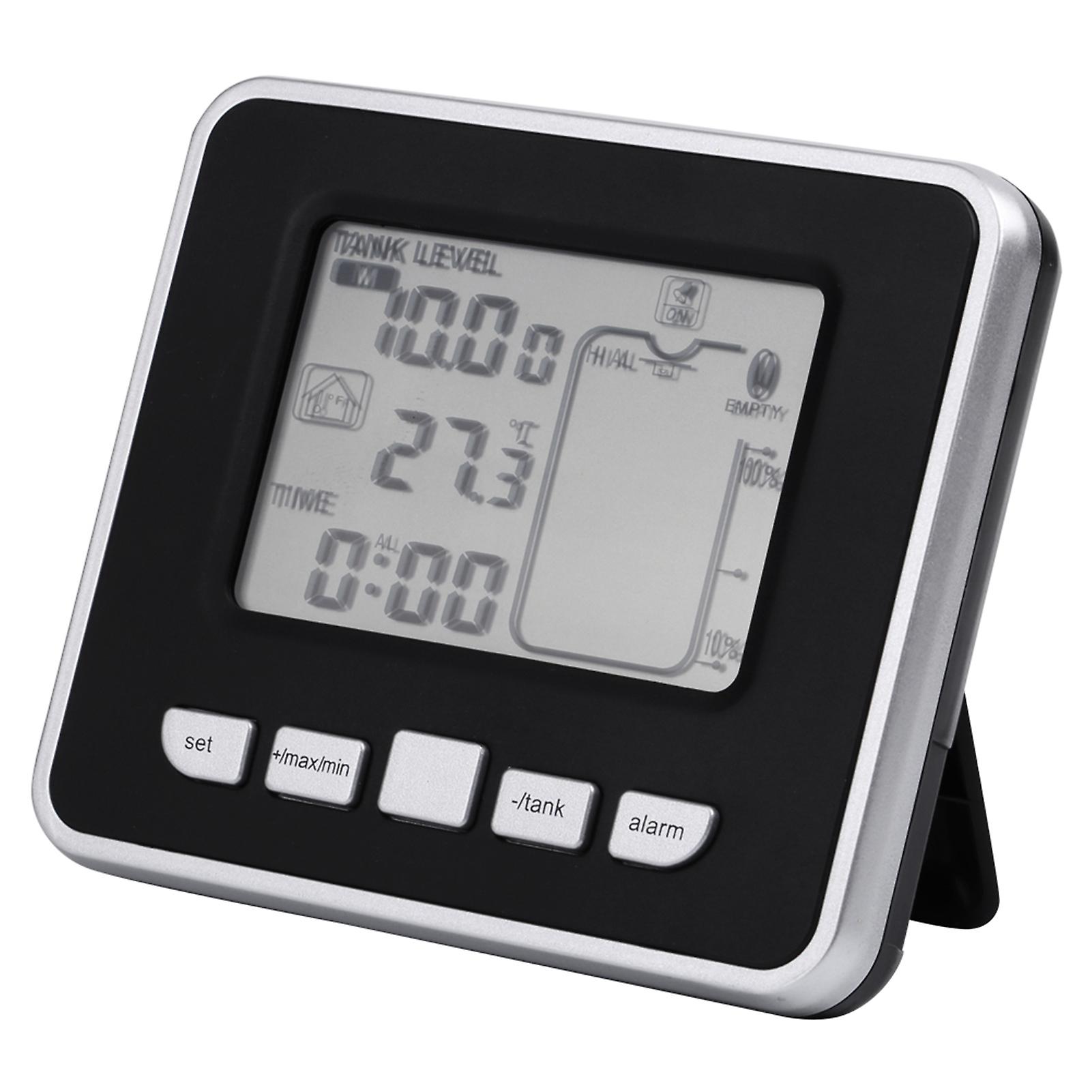 Ultrasonic Water Tank Level Meter Sensor with Temp Display 15m