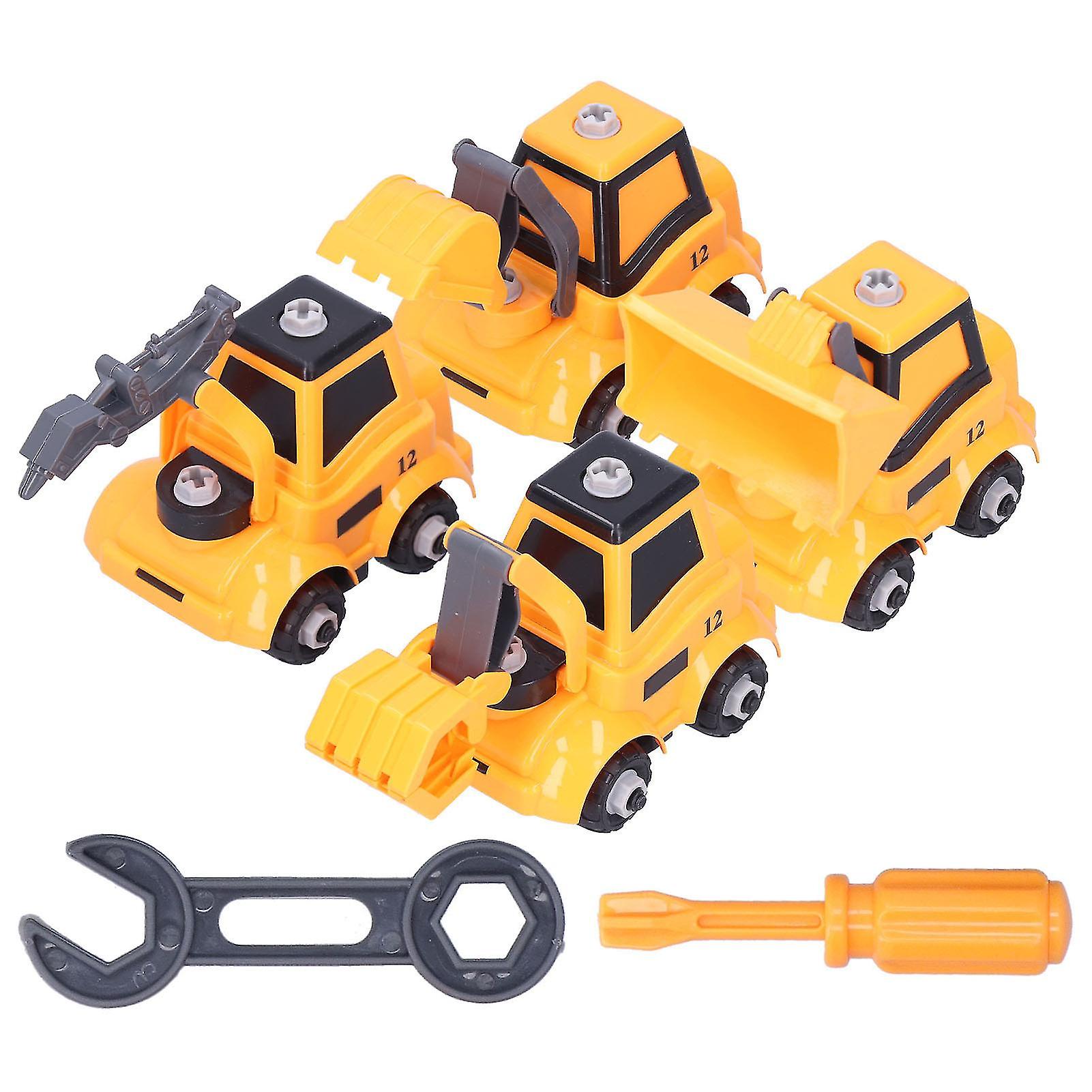 Simulation DIY Nut Assembly Engineering Vehicle Model Toy Set for Kids
