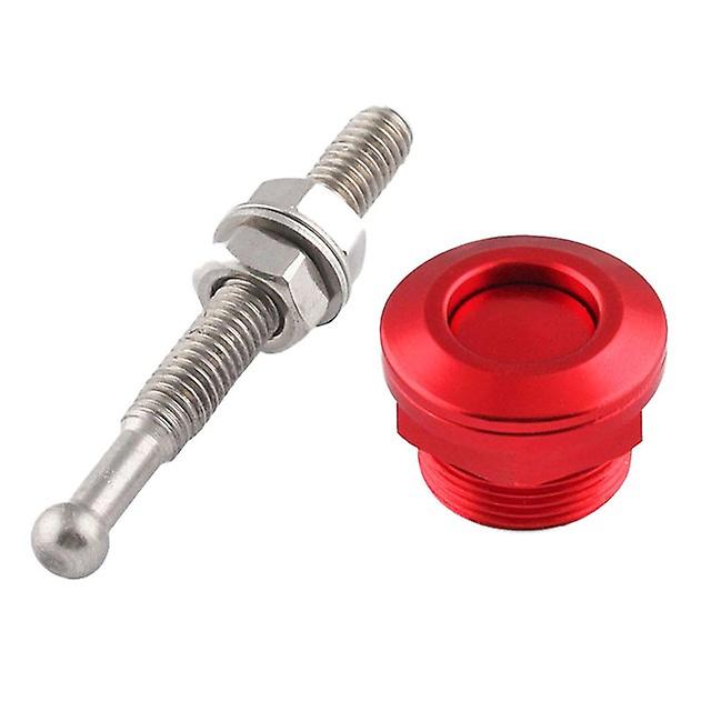 LBQ 1Pcs 22mm Universal Hood Pin Lock Clip Kit Push Button Bonnet Quick Release Bumper Latch Aluminum Car Accessories